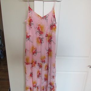 SOLD J. Crew Mercantile Pink Maxi Dress
